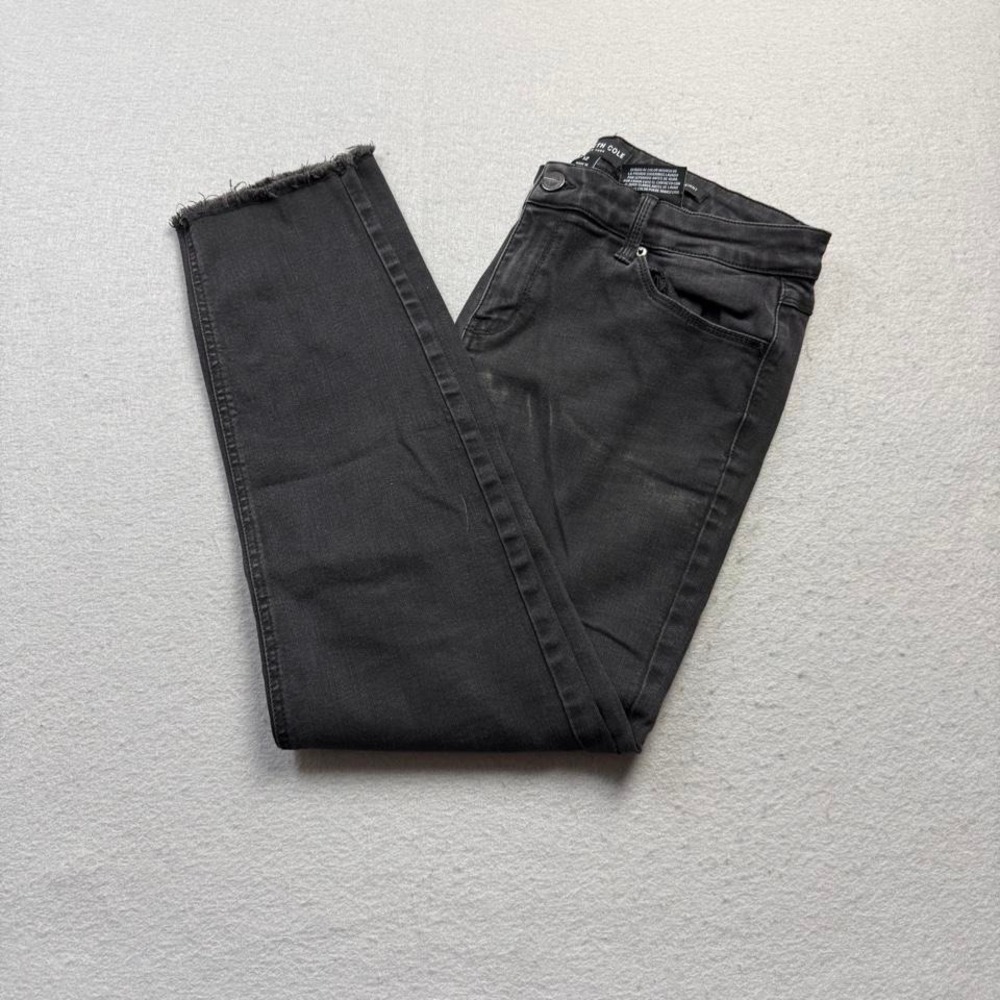Kenneth Cole New York Jess Skinny Black Jeans Women's Size 12